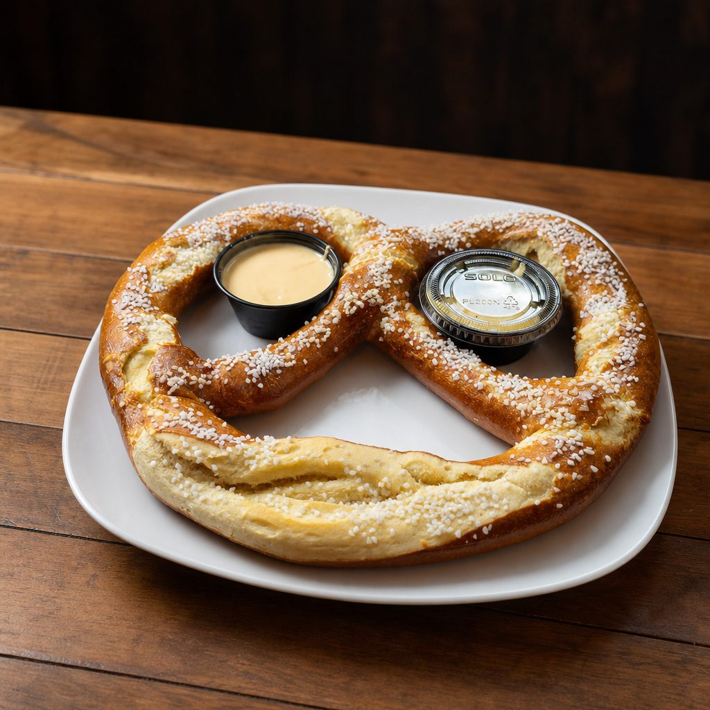 GIANT PRETZEL.