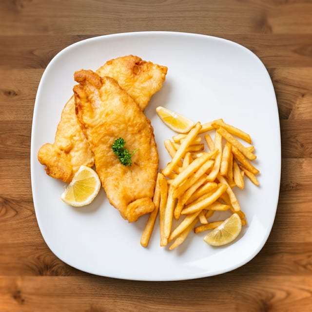FISH & CHIPS.