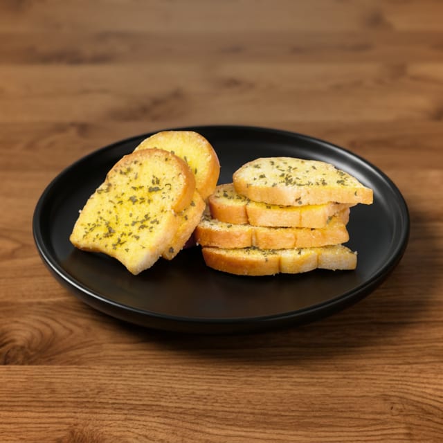 CHEESY GARLIC BREAD.