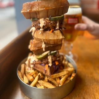 CHICKEN N WAFFLE SLIDER STACK