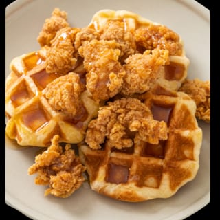 CHICKEN N WAFFLE SLIDER STACK